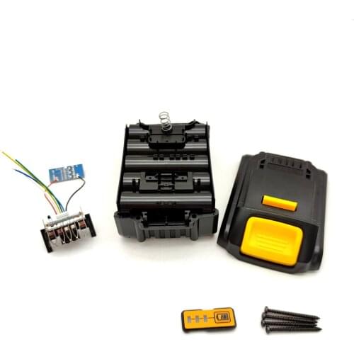DCB200 Li-ion Battery Plastic Box Case PCB Charging Protection Circuit Board For Dewalt 18V 20V Tool Housing