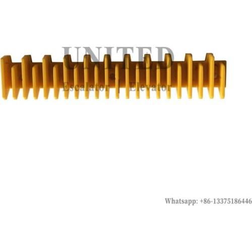 Escalator Yellow Plastic Demarcation HE645B028H04 L200mm W38mm 22Teeth