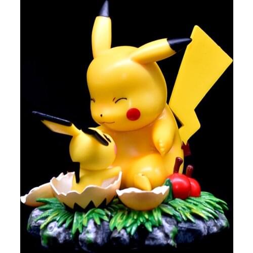 Pokemon Toys Pikachu Hatching Eggs Scene Boxed Action Figures Models Anime Peripheral Birthday Presents for the Children