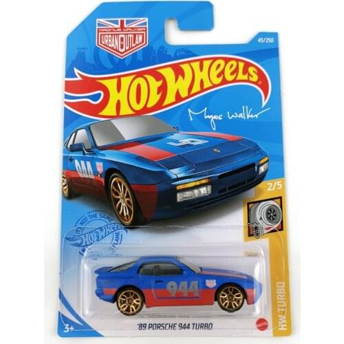 2020 Hot Wheels 1:64 Car 89 PORSCHE 944 TURBO Collector Edition Metal Diecast Model Cars Kids Toys Gift