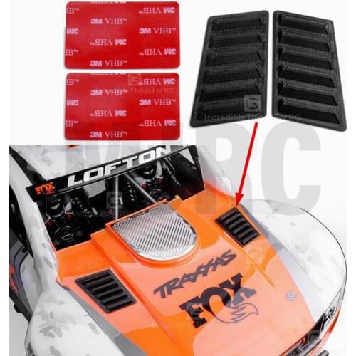 LNL 2pcs UDR PLA 3D Cover &Air intake for Traxxas 1/7Rc Cars