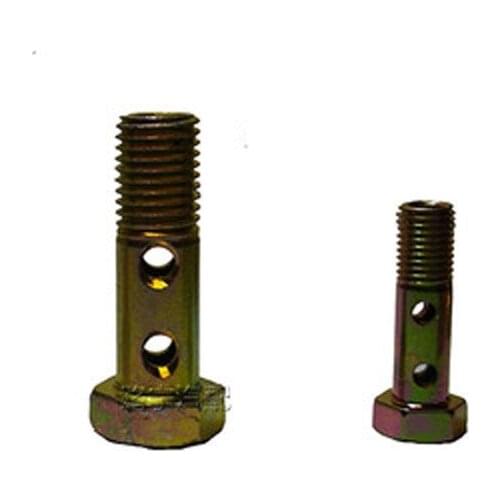 M8 M10 M12 M16 M18 M20 Hollow Screw Double hole Hex Bolt Hexagon Screws 1PCS