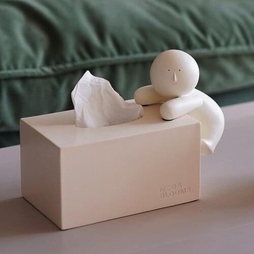 Cute Tissue Boxes Organizer Dining Case Home Office Storage Tissue Dispenser Tissue Box Napkin Dispenser Servilletero Home Decor