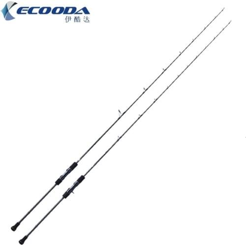 New ECOODA slow jigging rod black expert EBESJ Spinning/Casting boat rod 1.83/1.91 200g/300g/400g 2SEC/1SEC fuji guide reel seat