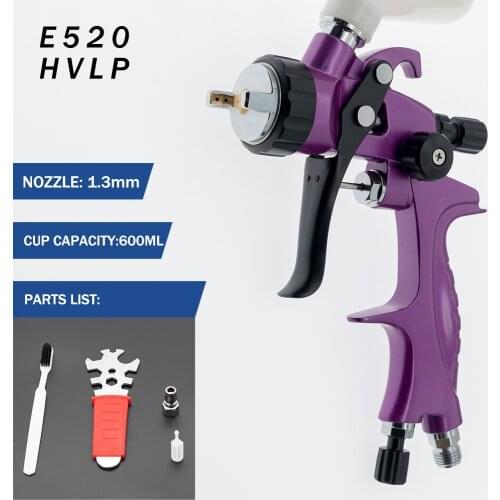 New High Quality Professional HVLP Spay Gun 1.3mm Nozzle Gravity Airbrush For Car Painting Sprayer