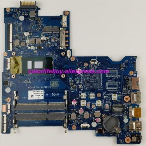 Genuine 828182-001 828182-601 UMA w i3-6100U CPU ASL50 LA-C921P Laptop Motherboard for HP 15-AC Series 15T-AC100 NoteBook PC