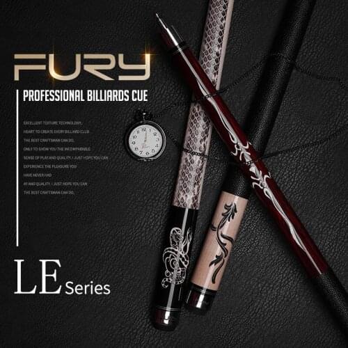 Original Fury LE Pool Cue Stick Kit Billiard Cue With Case Tiger Tip Maple Shaft Professional Kit High-End Stick Taco De Billar