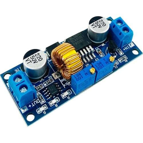 CC CV 5A Lithium Charger Board XL4015 Adjustable 6-38V To 1.25-36V DC Step Down Power Supply Buck Module LED Driver