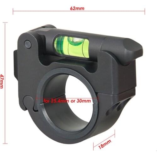 PPT Hunting guns accessories tactical airsoft 25.4mm 30mm tactical Articulating rifle Scope mount With Bubble Level GZ24-0174