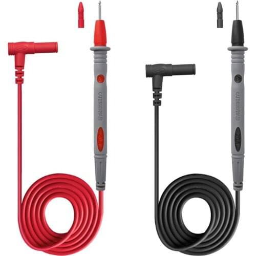 PT1033 Multimeter Test Lead 1000V Flame Retardant Needle Probe Silicone Cable C90A