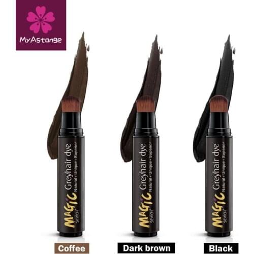 Sevich 20ml Temporary Hair dye pen 3 Colors Instant Hair Color Modify Lequid Stick One-Time Cover Up White Hair Color