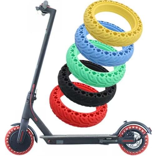 New Honeycomb Solid Tires for Universal Millet M365 Electric Scooter 8.5 Inch Wear-resistant Shock-absorbing Pattern Tires