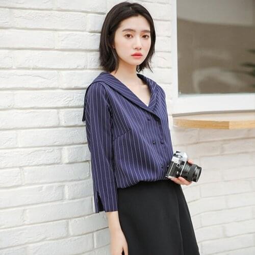 YUAZHOQI Women's Striped Shirts