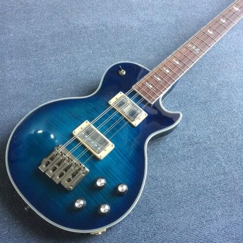 Factory Custom 8 strings Electric Bass guitar, Rosewood Fingerboard,Flame Maple Top,Chromium plating hardware , Free shipping