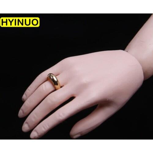 1/6 Scale Ring Women Fashion Metal Ring Female Metal Jewelry Girl Playing Toy for 12" Action Figure Body Doll Toys Accessory