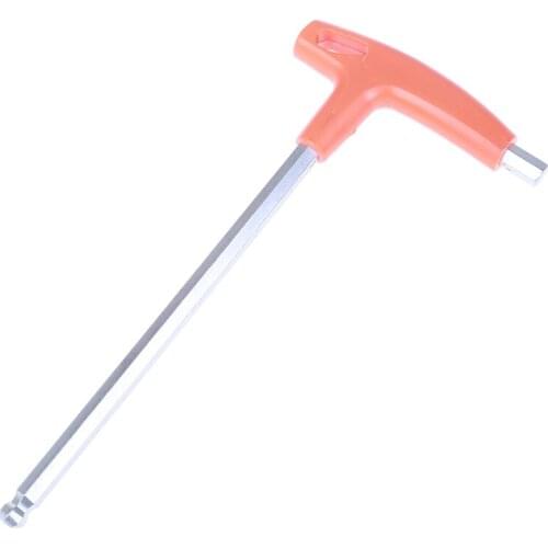 1pc 2.0mm-10mm Metric T Shape Handle Allen Wrench Ball End Hex Key Long Arm