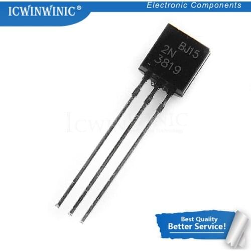 10piece 2N3819 TO-92 laptop chip new In Stock