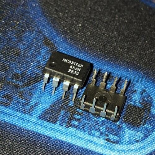 10PCS/LOT MC33172P DIP8 MC33172 DIP-8 33172 DIP In Stock