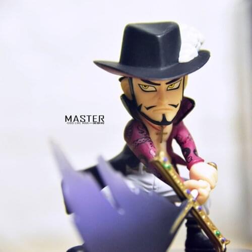 2PCS 7.5CM Boxed Pirate king Qiwu Sea Hawk Eye mihok hand model ornaments collection ornaments