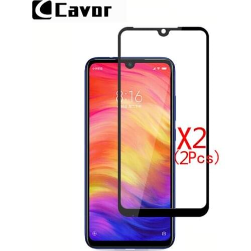 2Pcs 9H Tempered Glass For Xiaomi Redmi Note 7 Pro Case Full Cover Glass Mobile Phone Accessory Screen Protector Film For Redmi7