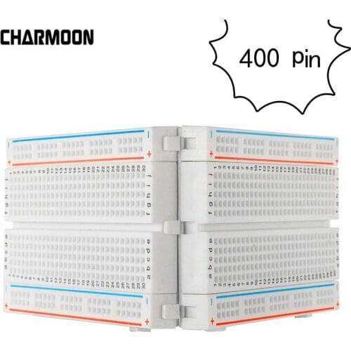 400 holes/tie points Breadboard Solderless Prototype PCB Board 400 Pin for Arduino Raspberry Pi