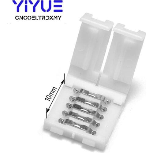 5pcs/lot, 5pin LED Strip Clip, 5 pin RGBW LED Strip Connector Free Welding For 10mm width Light Strips