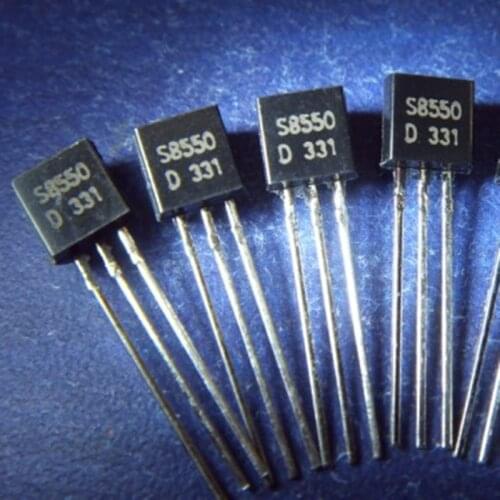 50pcs Brand new and good quality Transistor S8050 S8550 SS8050 in-line power transistor to-92