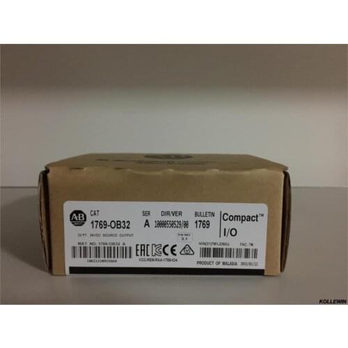 Freeship New Original Allen Bradley 1769-OB32 CompactLogix 32 Pt 24VDC D/O Module 1769 OB32 PLC module 1769OB32 1 year warranty