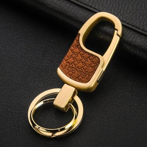 High-End Car Key Chain Metal Key Ring for BMW E46 E90 E60 Toyota Corolla Kia Optima K5 Fiat 500 Volvo Keychain Auto Accessories