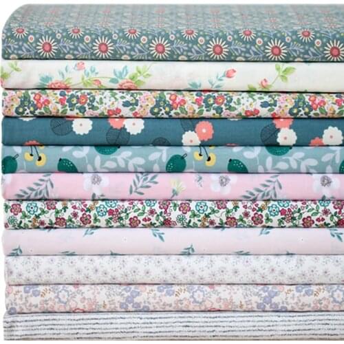 Dailylike 50*160Cm Cotton Fabric Printed Cloth Sewing Quilting Fabrics For Patchwork Needlework DIY Handmade Accessories