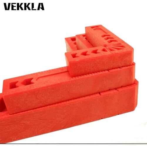 90 Degree Right Angle Ruler Woodworking Tool 3" 4" 6" L-Shape Auxiliary Locator Angle Holder Assist Positioning Tool