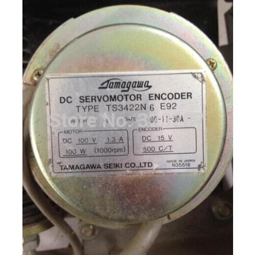 Used Tested Working TS3422N6E92 DC SERVO MOTOR ENCODER