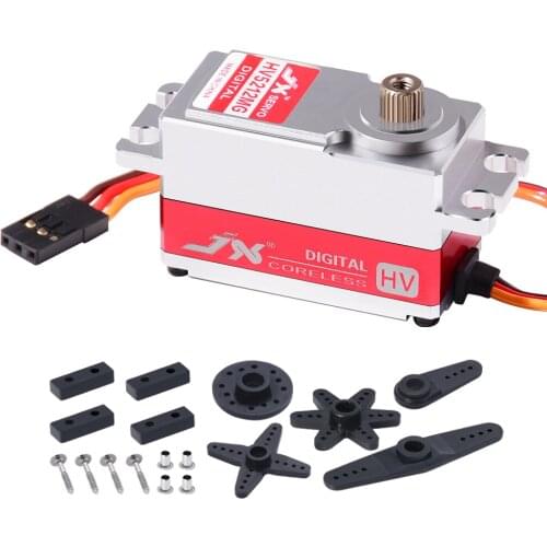 JX Servo PDI-HV5212MG 12KG 8.4V 0.07sec High Precision Metal Gear Full CNC Aluminium Shell Structure High Voltage Digital