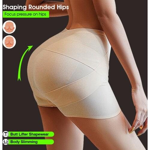 Butt Lifter Shapewear High Stretch Seamless Slimming Waist Trainer Body Shaper Women Tummy Control Panties Hip Up Shorts