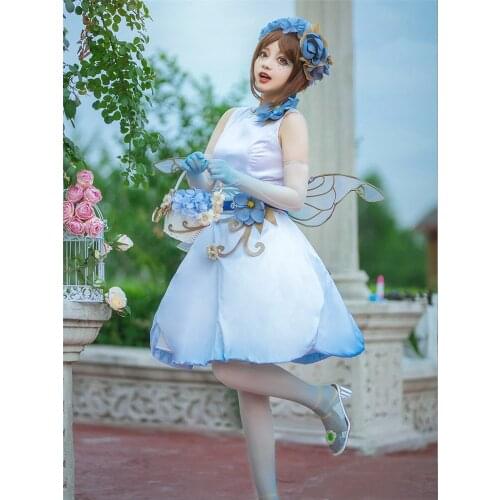 Hot Game Identity V Cosplay Costume Set Gardener Emma Woods New Skin Forest Fairy Cosplay Halloween Carnival Party Cos Costumes