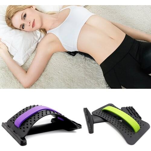 Back Stretch Equipment Massager Stretcher Equipment Magic Stretcher Fitness Lumbar Support Relaxation Spine Corrector