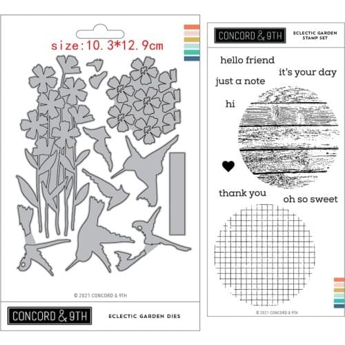 Sirius Birds and flowers Metal Cutting Dies Stencils Template for DIY Scrapbooking Embossing Paper Cards Album Making Craft Die