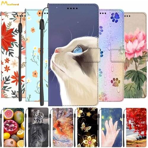 Butterfly Cute Leather Phone Case For OPPO Find X2 Pro Book Style Wallet Flip Case Etui For OPPO Find X2 Cover FindX2 Coque