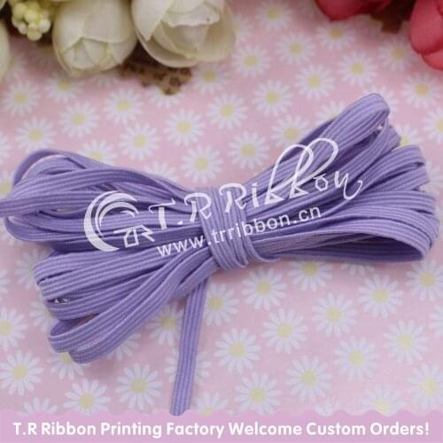 Fashion! 1/8" 3mm Skinny Elastic Ribbon #64, for headwear accessaries 144yards, welcome custom order