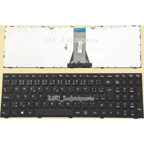 New Czech Slovakian Keyboard for Lenovo Ideapad 300-15ibr 300-15isk 300-17ISK 305-15IHW 305-15IBD 305-15IBY 305-15ABM Frame Blac