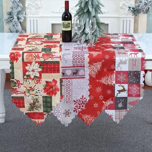 2022 New Creative Christmas Table Runner Xmas Decor Table Runners Table Dress to display for any holiday occasion or event