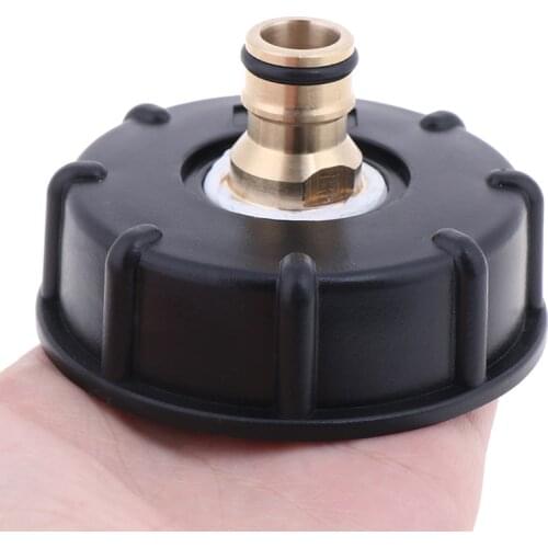 IBC Hose Adapter Water Tank Reducer Connector Fitting S60x6 to 3/4'' Standard Coarse Thread Durable Garden Hose Pipe Tap Storage