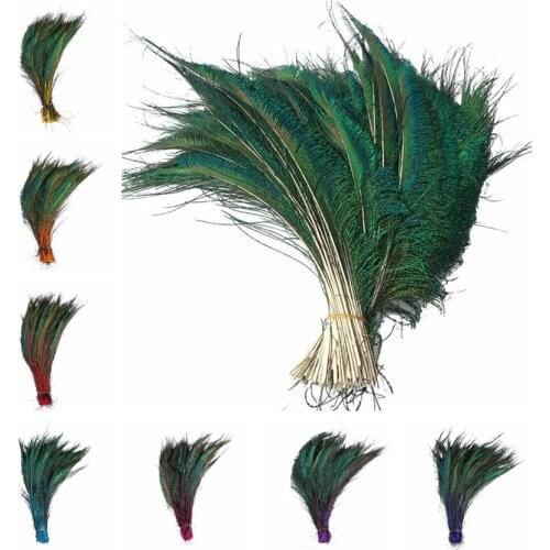 10pcs/Lot Peacock Feathers for Crafts 30-35cm/12-14" Pheasant Feathers for Jewelry Making DIY Wedding Feathers Decoration Plumas