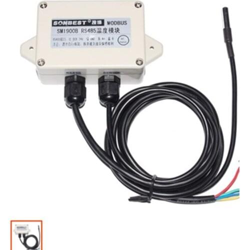 RS485 temperature acquisition module DS18B20 water temperature detection sensor