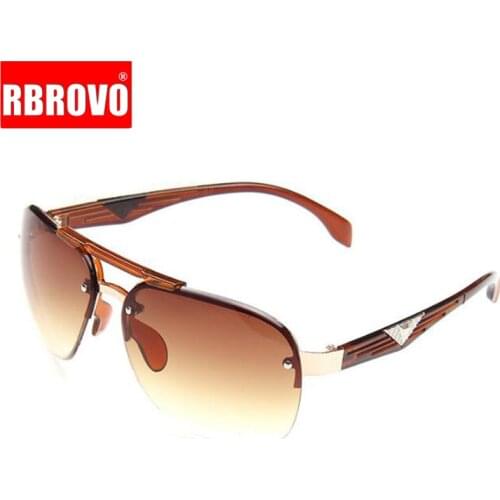 RBROVO 2021 Vintage Classic Sunglasses Man Driving Big Frame Sun Glasses Women Brand Designer UV400 Driving Oculos De Sol