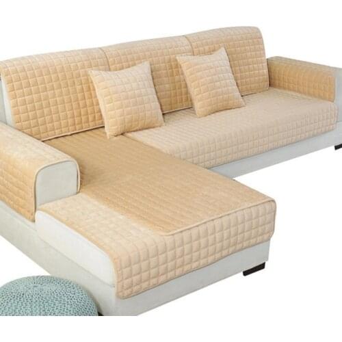 Thicken Velvet Fabric Cat Sofa Cover Slip Resistant Slipcover Seat European Couch Cover Sofa Towel for Living Room Decor