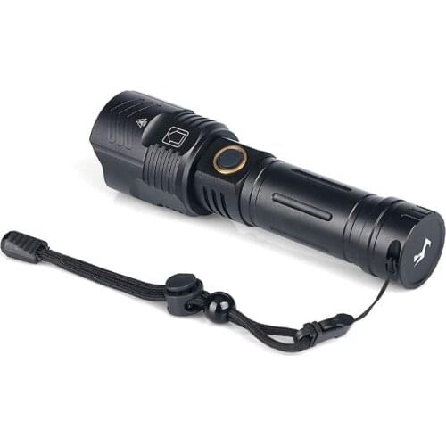 Waterproof Metal 18650 26650 Battery 5 Mode Tourch with USB Output For Cellphone