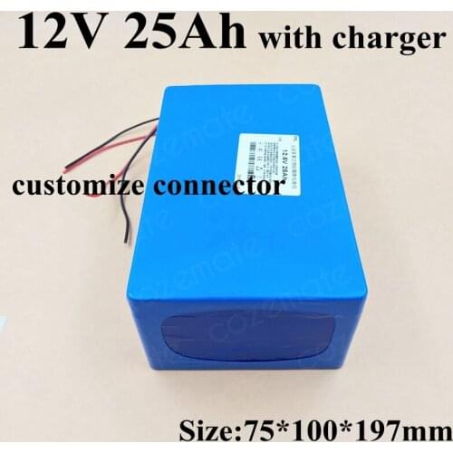 25Ah Lifepo4 Battery Pack Portable Aeg 12v Lifepo4 Battery Pack for Backup Power Bank Solar Panel 12v Battery 12v Pack 12.8V