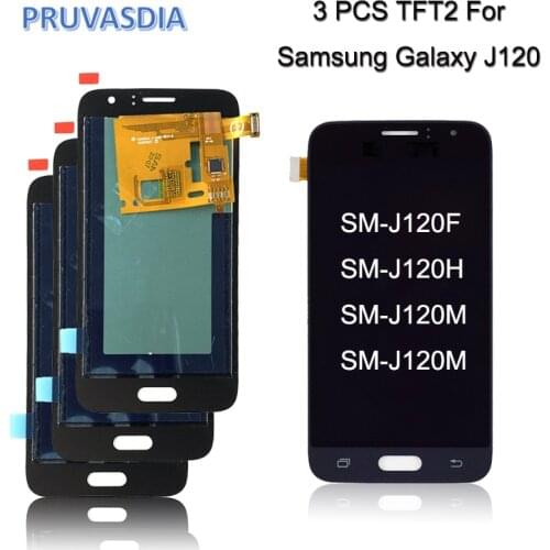 3PCS TFT2 Display Screen For Samsung J120 LCD Display Touch Screen Digitizer For Samsung Galaxy J1 2016 J120F J120A J120H 4.3