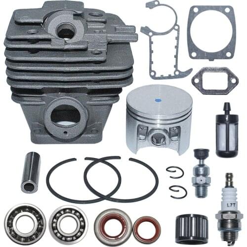 49mm Cylinder Nikasil Piston Crankshaft Bearings Oil Seals Decompression Gasket Kit For Stihl MS361 Chainsaw 1135 020 1202